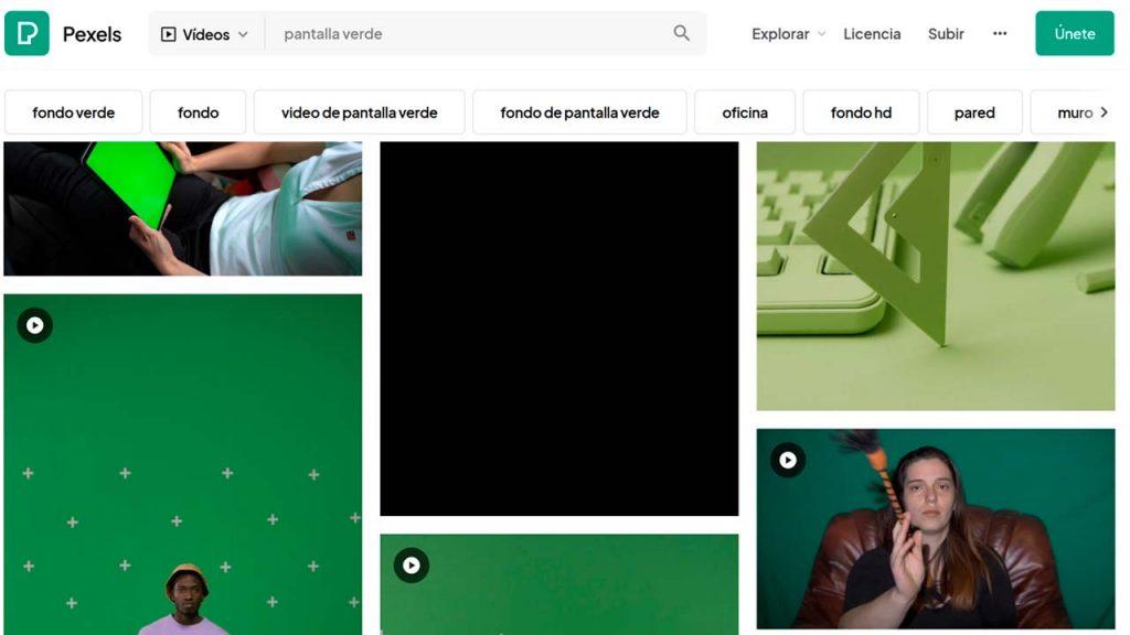 pexels green screen