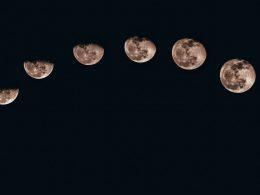 imagen de varias lunas